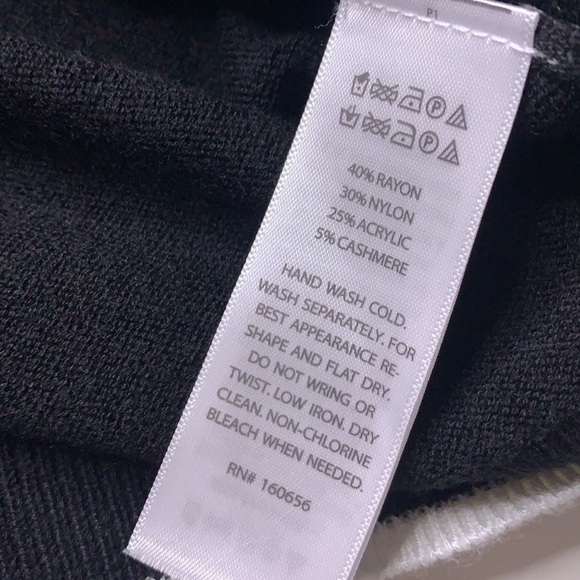 Rachel Zoe Good Vibes script embroidered pullover sweater large women’s s black - Picture 7 of 7